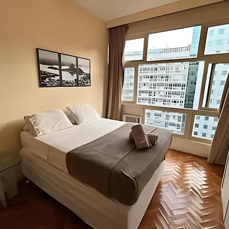 Apartamento Em Copacabana Com Vista Lateral Do Mar Rio de Janeiro Exterior foto